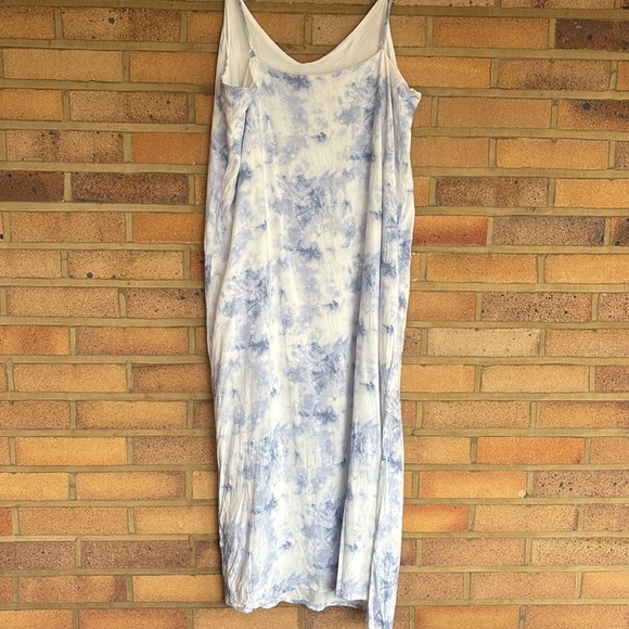 Double Zero women’s tie dye lined to knee spaghetti strap slip dress Large - Picture 8 of 10